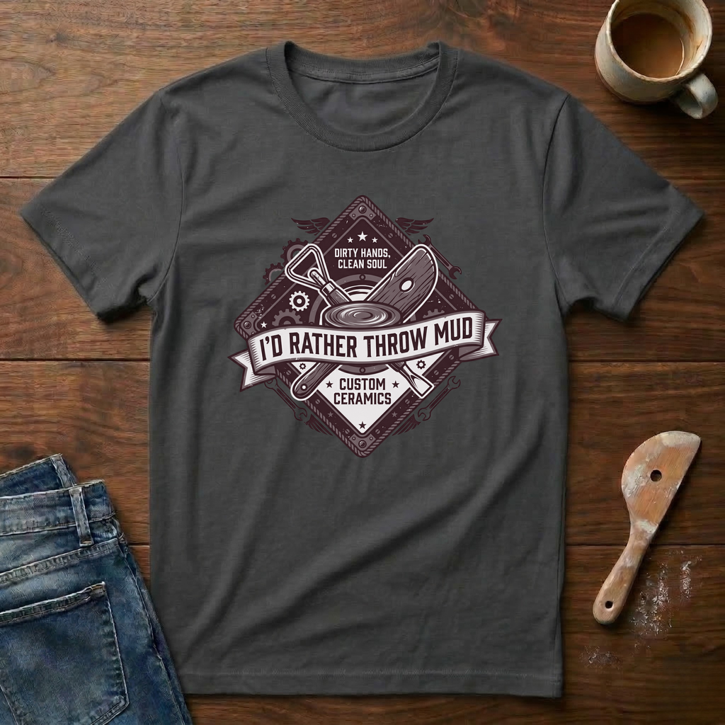 I'd Rather Throw Mud T-Shirt