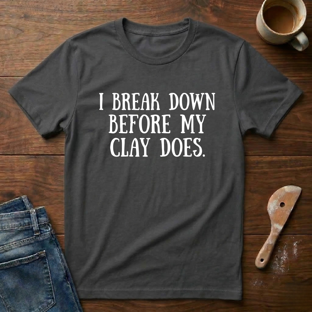 I Break Down Before My Clay Does T-Shirt