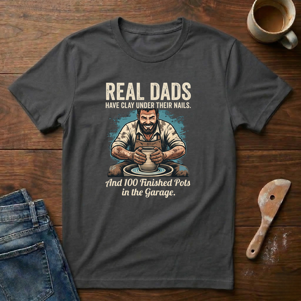 Real Dads Have Clay Under Their Nails T-Shirt