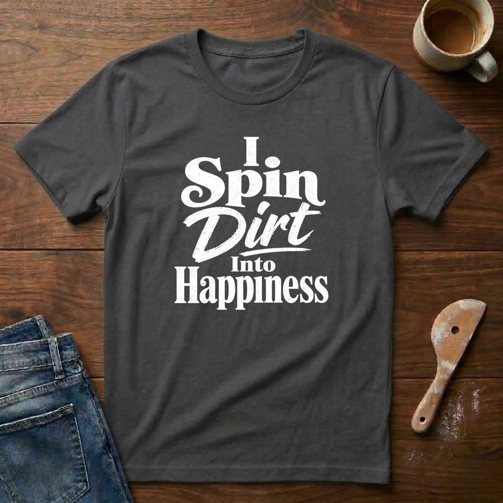 I Spin Dirt Into Happiness T-Shirt