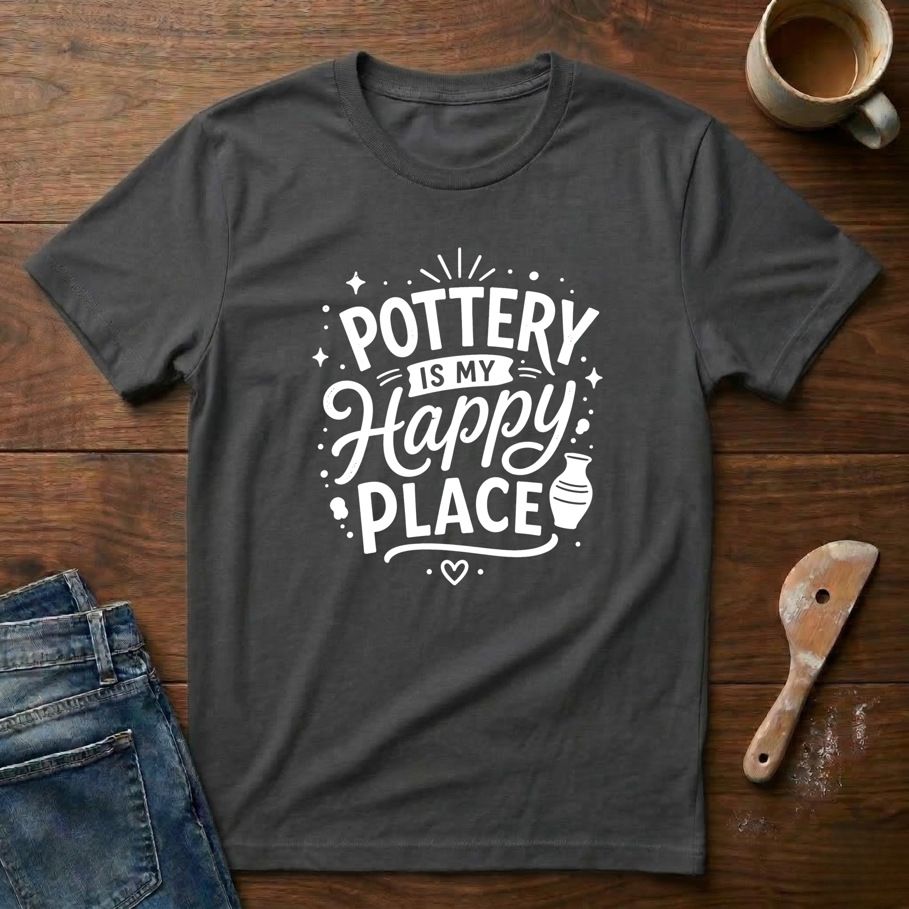 Pottery Is My Happy Place T-Shirt