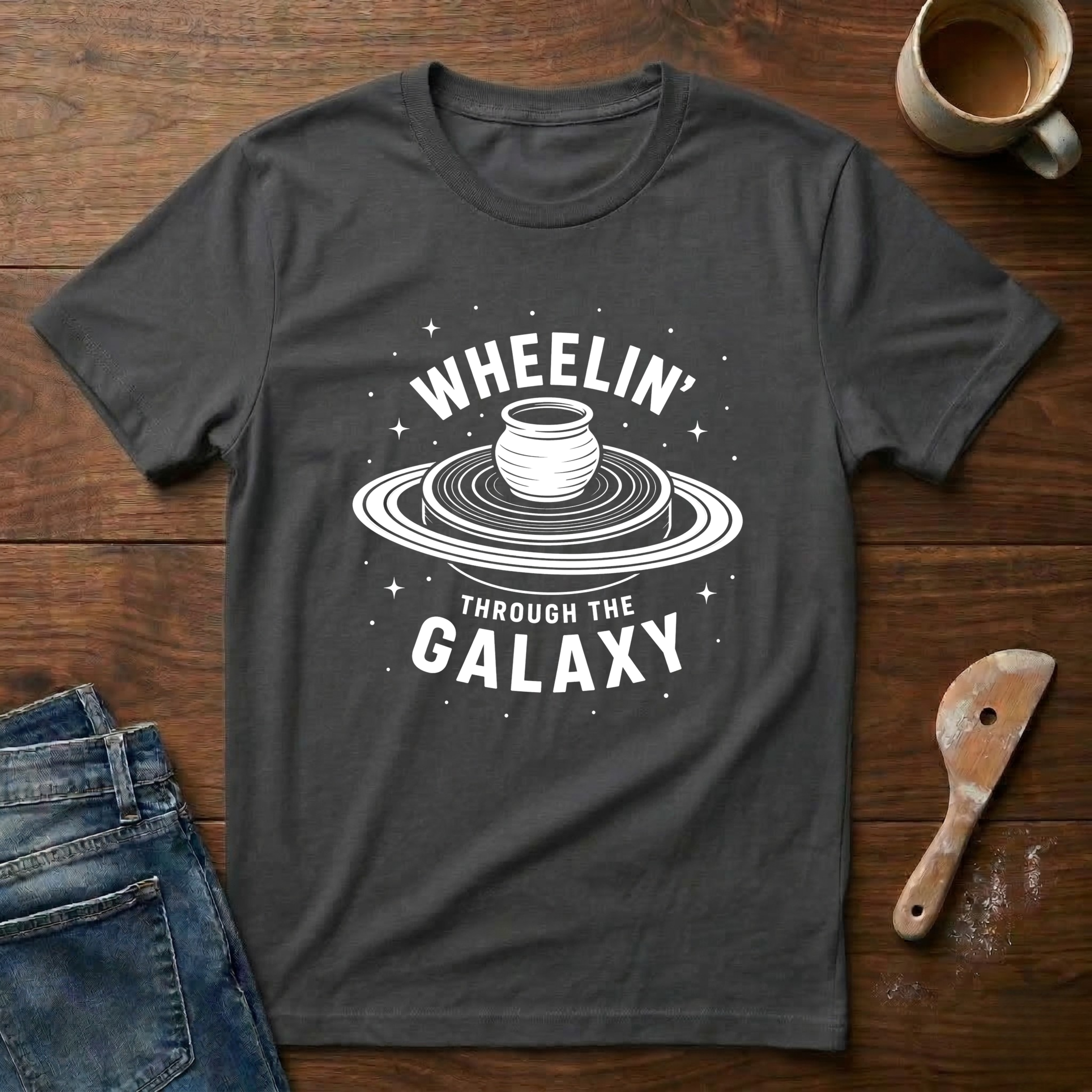 Wheelin' Through The Galaxy T-Shirt
