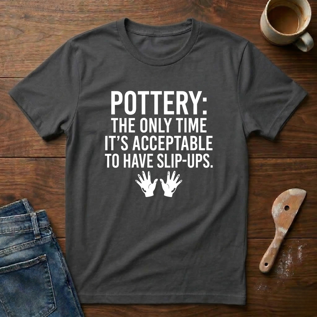 Pottery: The Only Time To Have Slip-Ups T-Shirt
